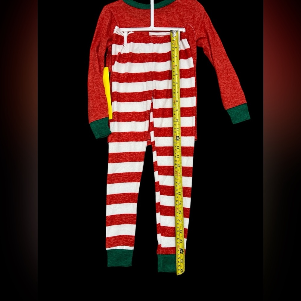 NWT Pj Essentials Kids Boys Girls Christmas Pajamas Soft 5 5T 2 Piece Set Santa - Picture 3 of 5